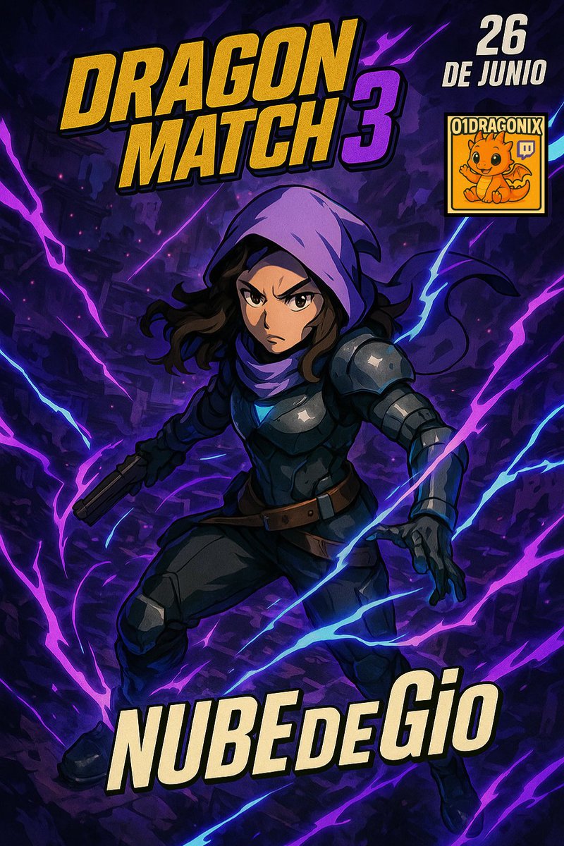 01Dragonix's tweet image. ☁️ @NubeDeGio  llega al Dragon Match 3
Nueva en el torneo, pero con presencia que impone 💥
Una reina más en la arena… y no viene a decorar 👑
📅 26 de junio – 🕖 7pm (CDMX)
🔴 twitch.tv/01dragonix
#DragonMatch3 #ValorantLATAM #Torneo #GirlPower