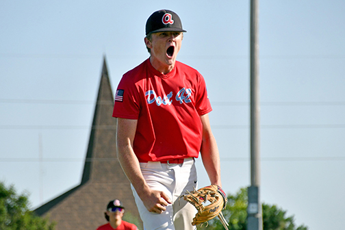 The Aurora Cooperative Post 42 Juniors team lost an 11-0 game to Central City in eight innings in the sweltering Thursday afternoon heat, but it was another pitching gem from Dylan Ronnau. See ANR for game coverage.