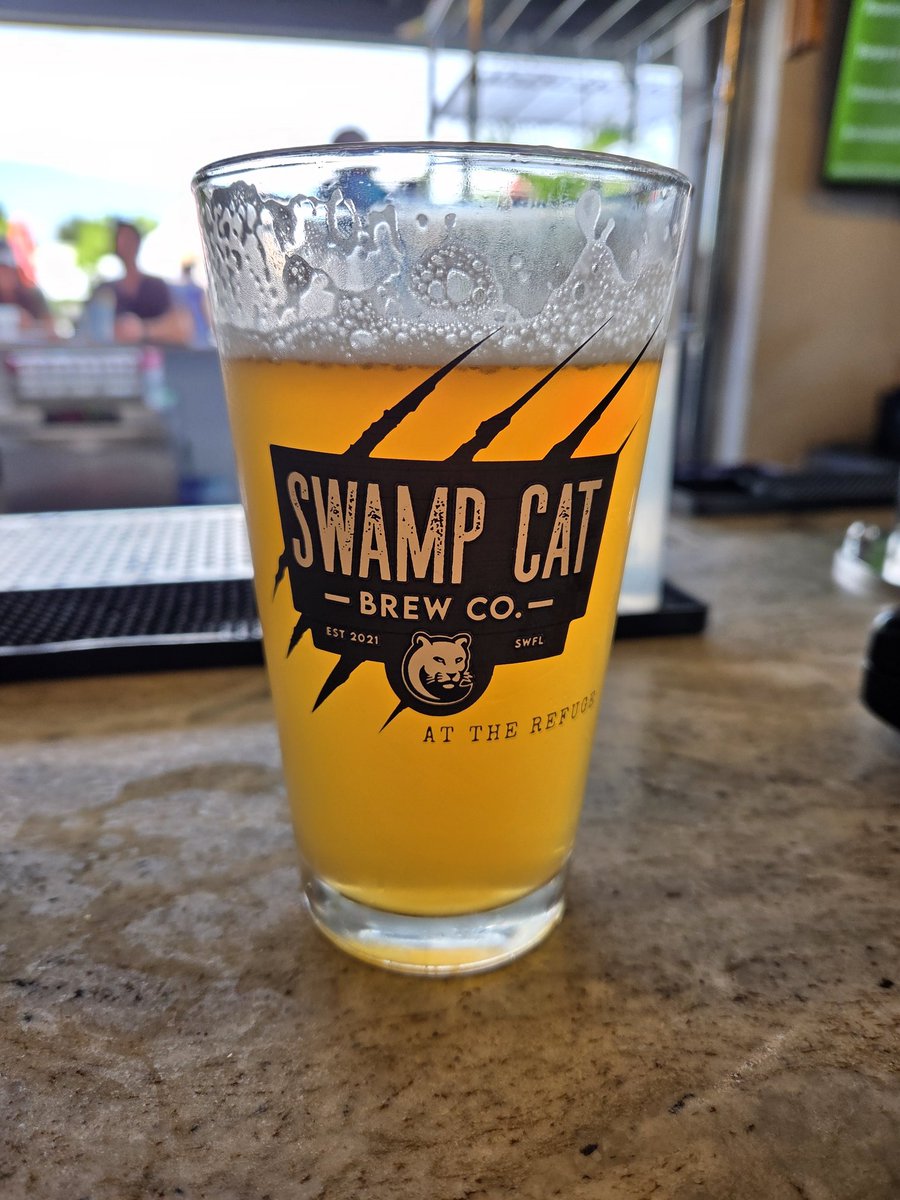 A Suncoast West Coast IPA at Swamp Cat Brewing Company in Fort Myers, FL. Good stuff!