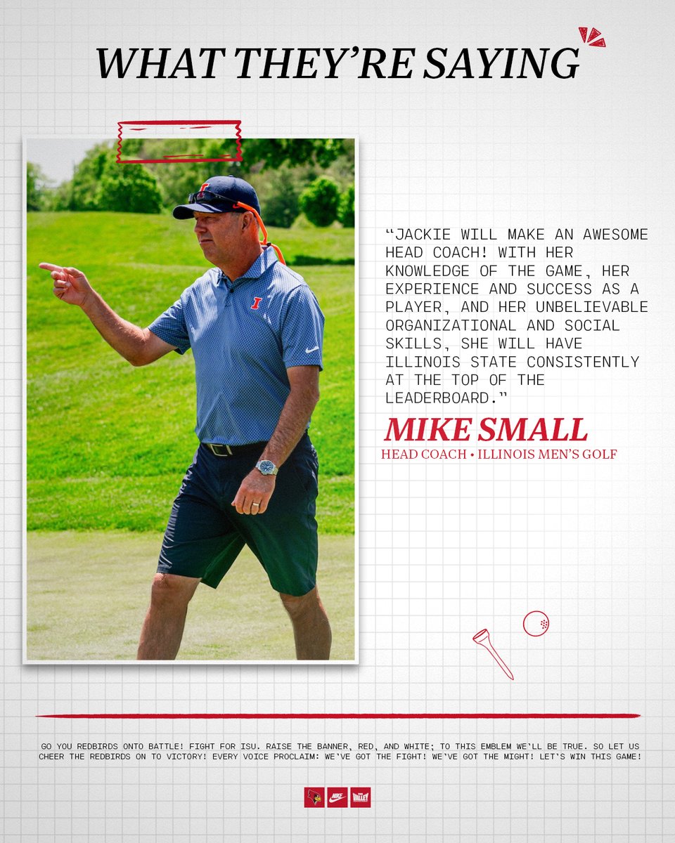 ISUwGolf's tweet image. High praise for Coach Szymoniak from 13-time B1G Ten Coach of the Year, Mike Small👏