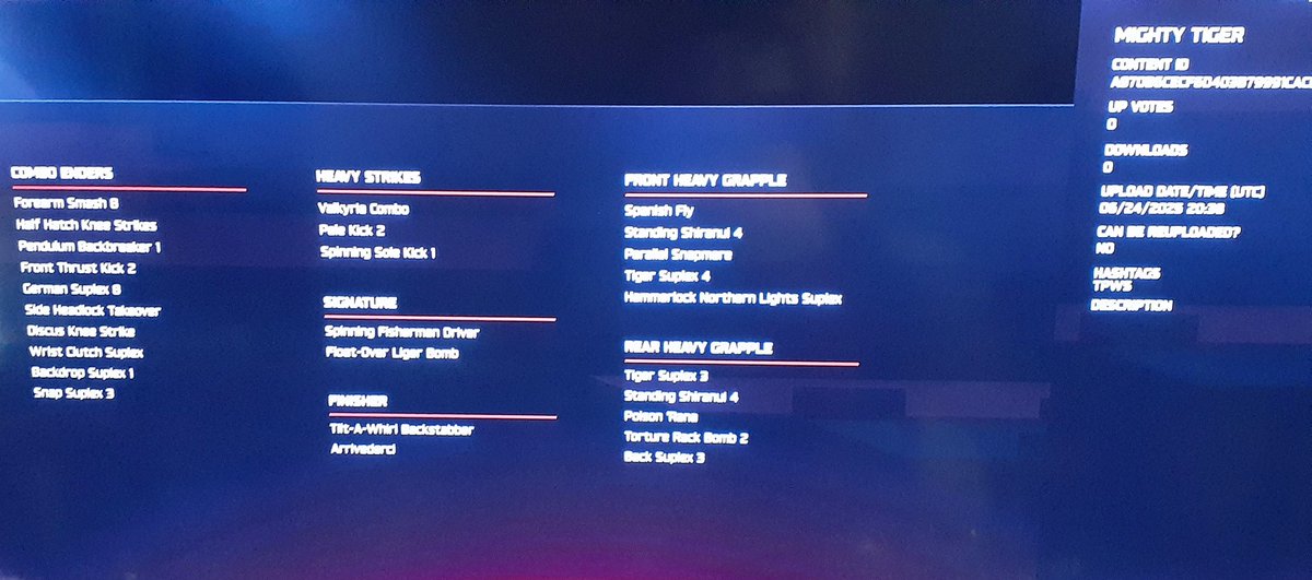 RyanYoung824's tweet image. Just finished making a moveset for mighty tiger, I forgot to finish before I uploaded. Do you mind downloading it when you have the chance, it&apos;s under the #TPWS