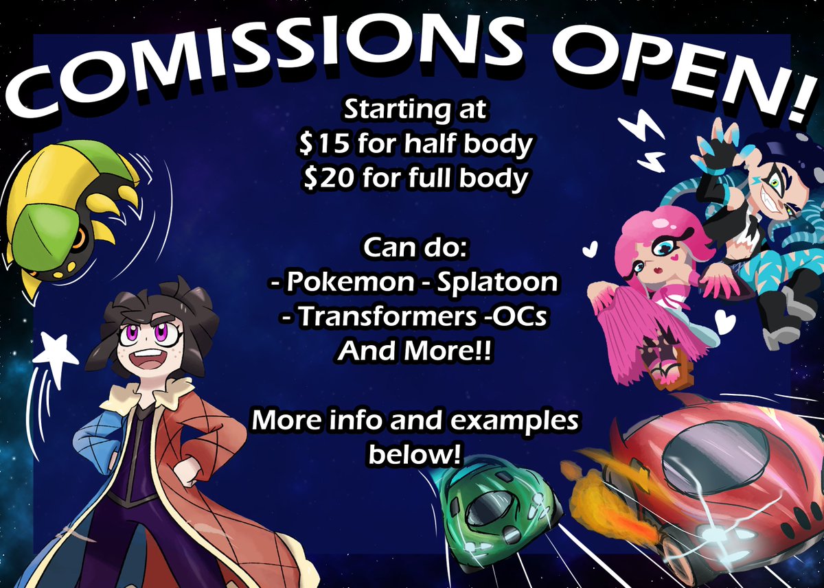 DandroIRL's tweet image. Alright, I'm opening COMMISSIONS!
I haven't done one of these in a while, so please bare with me if I do something wrong :'3 So if you're interested, please DM me!
Additional info in the replies!
↓↓↓↓↓↓
#Art #Commission