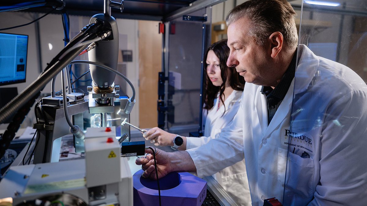 Purdue Institute for Cancer Research (@pucancerinst) on Twitter photo PICR Director Andrew Mesecar is developing patented enzyme inhibitors into treatments for hepatocellular carcinoma, the most common type of liver #cancer.
<a href="/PurdueInnovates/">Purdue Innovates</a> Trask Innovation Fund support is helping advance this breakthrough work. PICR Director Andrew Mesecar is developing patented enzyme inhibitors into treatments for hepatocellular carcinoma, the most common type of liver #cancer.
<a href="/PurdueInnovates/">Purdue Innovates</a> Trask Innovation Fund support is helping advance this breakthrough work.