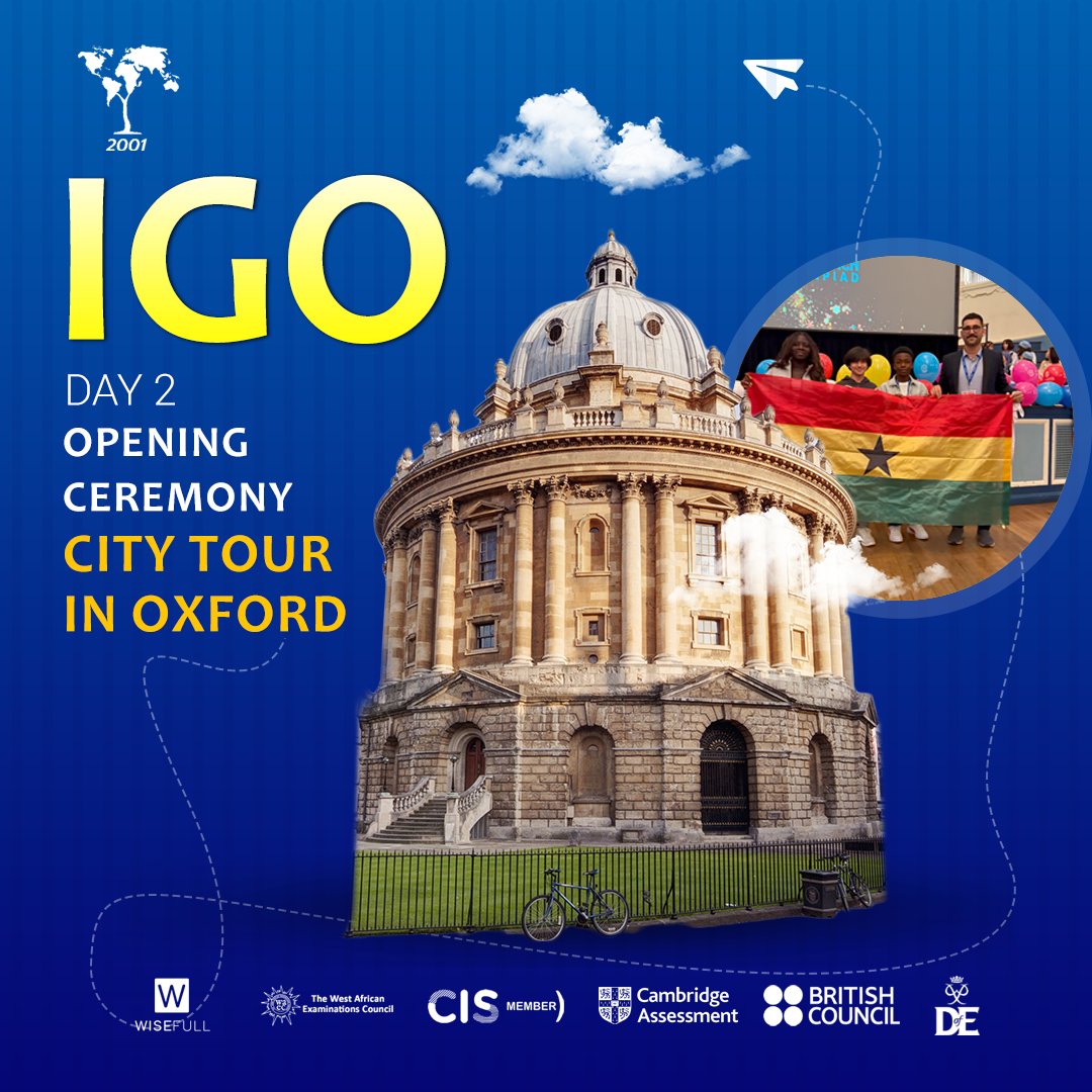 galaxyintschool's tweet photo. 🌍🇬🇧 Galaxy International School at #IGO2025!
Our students explored Oxford, from Bodleian Library to Harry Potter’s New College cloisters. An unforgettable start to their global journey!
#TopInternationalSchoolsInGhana #GalaxyAtOxford #StudyAbroad #GhanaToTheWorld https://t.co/THPq4CX6C4