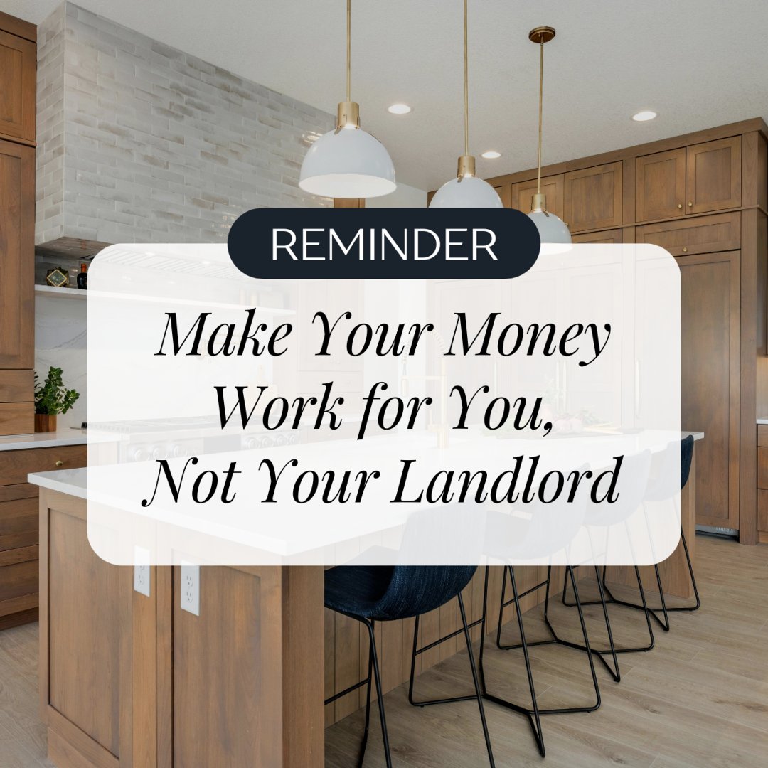 Renting might feel more affordable upfront, but it often means missing out on long-term financial growth. 🏡💰

Homeownership builds equity, offers stability, and puts you in control of your investment. Even if the upfront cost is higher, the long-term payoff can be worth it!
