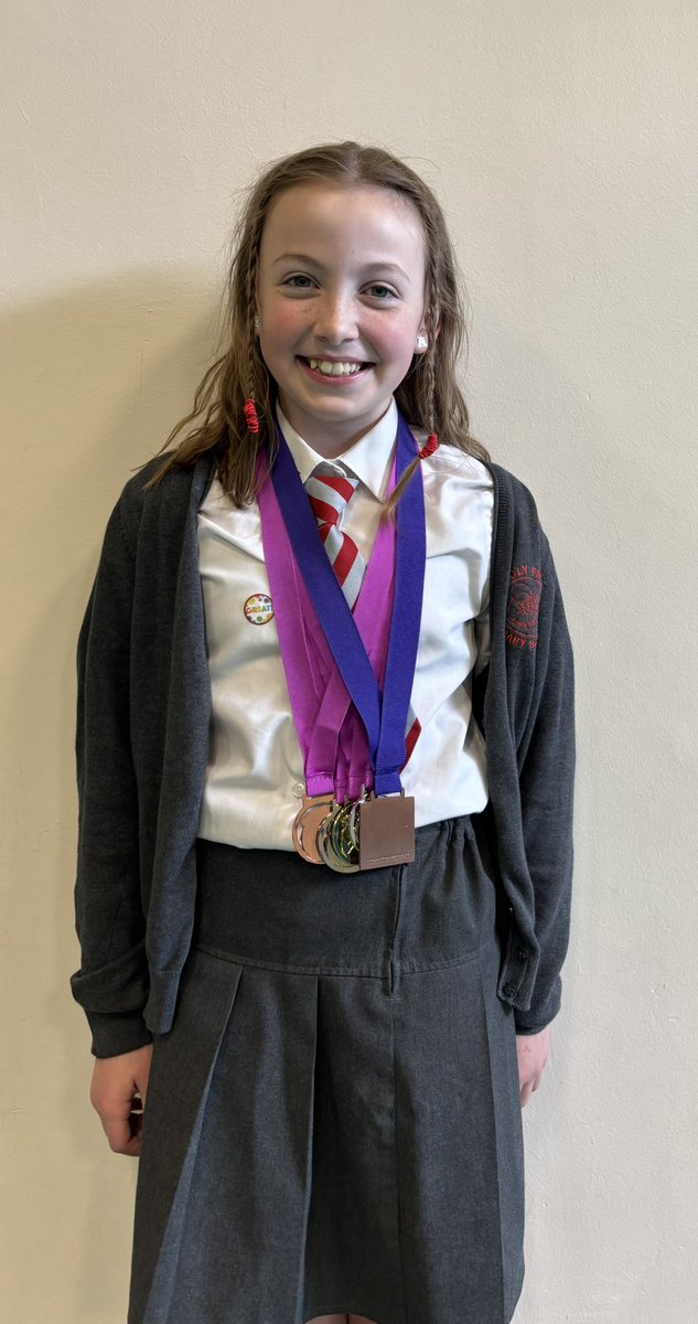 Well done to this P5 gymnast on her recent success 👏