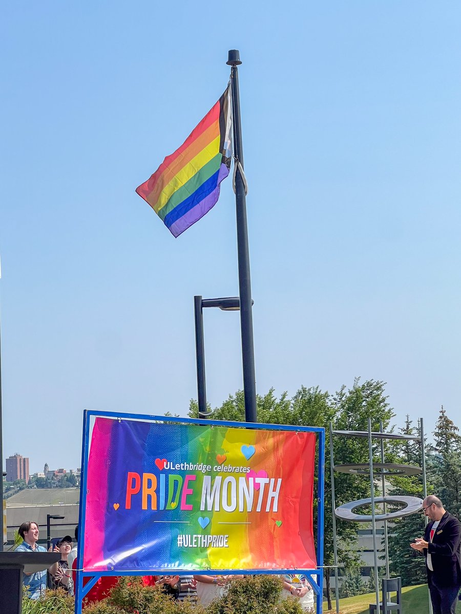 University of Lethbridge Bookstore (@ulethbookstore) on Twitter photo We LOVE celebrating Pride! π Our Bookstore team & Executive Director of Ancillary were all smiles this morning at the Universityβs Pride Flag Raising Ceremony outside the SU Building! A beautiful way to kick off the week leading up to Lethbridge Pridefest this Saturday!π³οΈβππ³οΈββ§οΈ We LOVE celebrating Pride! π Our Bookstore team & Executive Director of Ancillary were all smiles this morning at the Universityβs Pride Flag Raising Ceremony outside the SU Building! A beautiful way to kick off the week leading up to Lethbridge Pridefest this Saturday!π³οΈβππ³οΈββ§οΈ