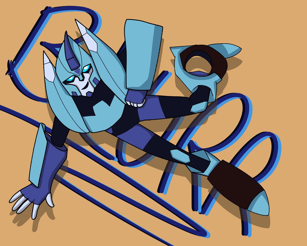 A drawing I've been putting off finishing for months 
#TransformersAnimated #blurr