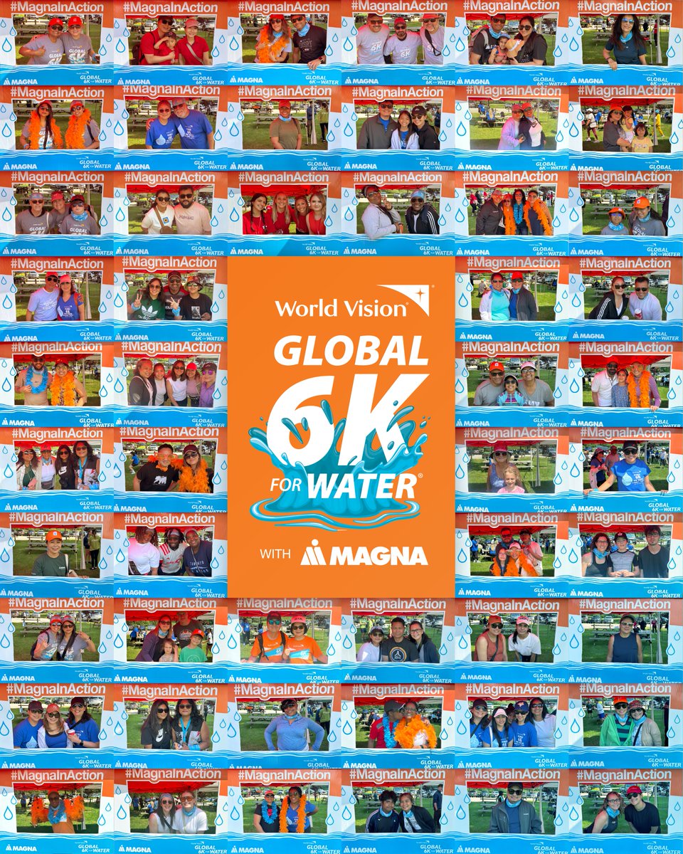 NeighbourhoodNetwork (@neighbournetwrk) on Twitter photo This is what #MagnaInAction looks like. ๐ชโค๏ธ
Here are just a few of the amazing faces who took part in <a href="/MagnaInt/">Magna International</a>'s Global 6K for Water in support of <a href="/worldvisioncan/">World Vision Canada</a>. Every step they walked and every dollar they raised helped bring clean drinking water to communities in need. This is what #MagnaInAction looks like. ๐ชโค๏ธ
Here are just a few of the amazing faces who took part in <a href="/MagnaInt/">Magna International</a>'s Global 6K for Water in support of <a href="/worldvisioncan/">World Vision Canada</a>. Every step they walked and every dollar they raised helped bring clean drinking water to communities in need.