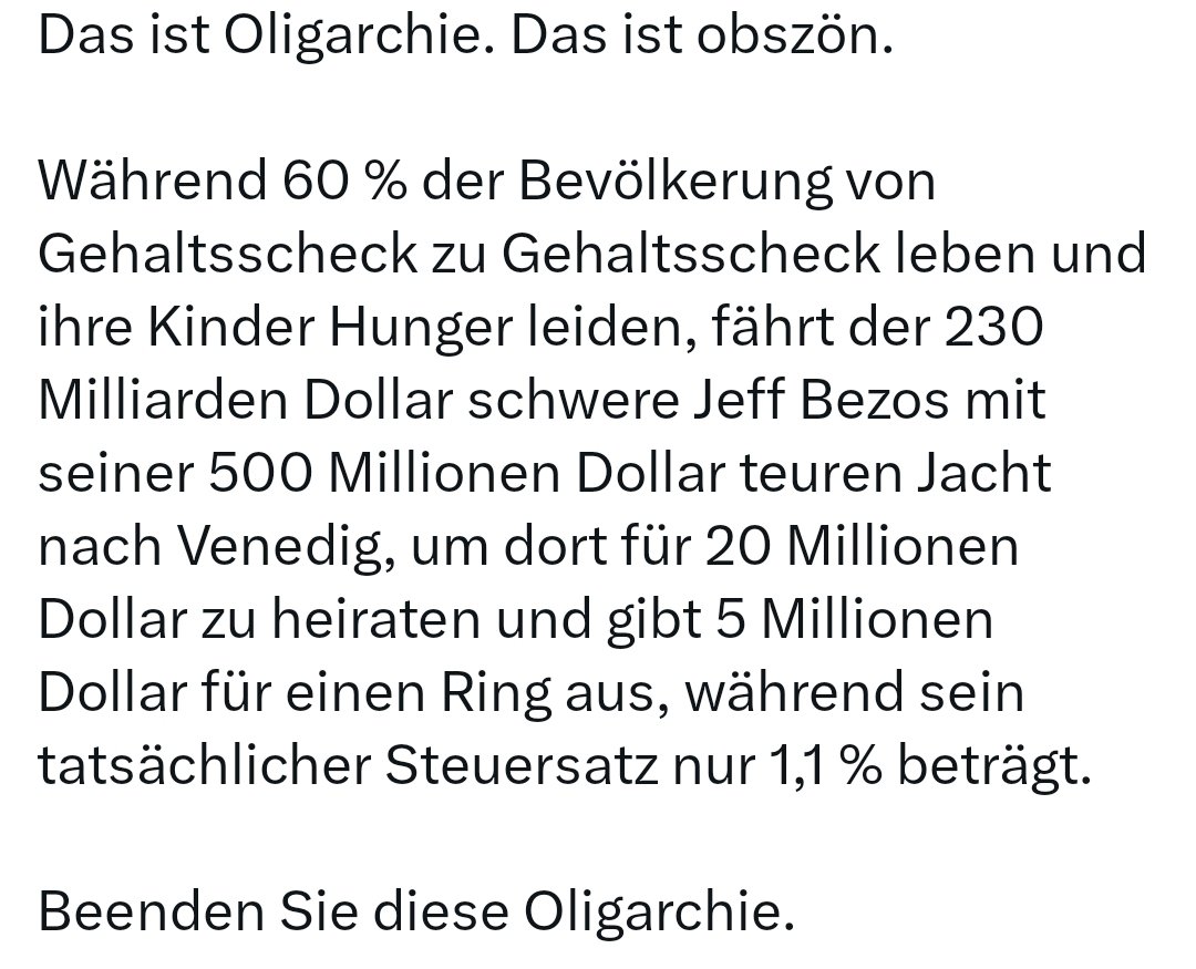Bernie Sanders zu #Oligarchie: