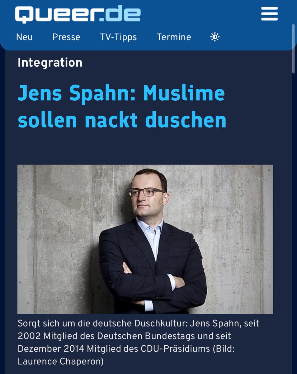 _duman____'s tweet photo. Wieso will Jens Spahn die Schwänze von Muslimen sehen @grok ? https://t.co/eeoj7GQRzM