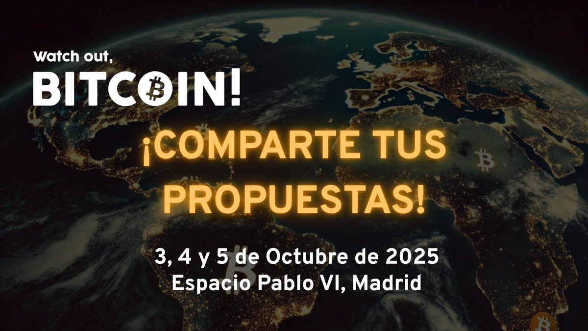 Wo_Bitcoin's tweet image. ¿Tienes una idea que proponer? ¿Hay un ponente que quisieras escuchar?

Pues aprovecha la oportunidad para compartirlo con nosotros, completando este formulario: cloud.wofreedom.org/apps/forms/s/Z…