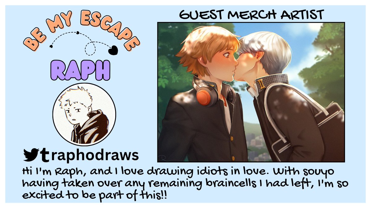 SouyoMerchbox's tweet image. 🧡 GUEST SPOTLIGHT 🩶
Here comes another phenomenonal guest! @raphodraws never fails to amaze with their emotional and beautifully crafted art! 💜
Our merch artist applications are currently open through July 3!
forms.gle/JR7YagspggyQN6…