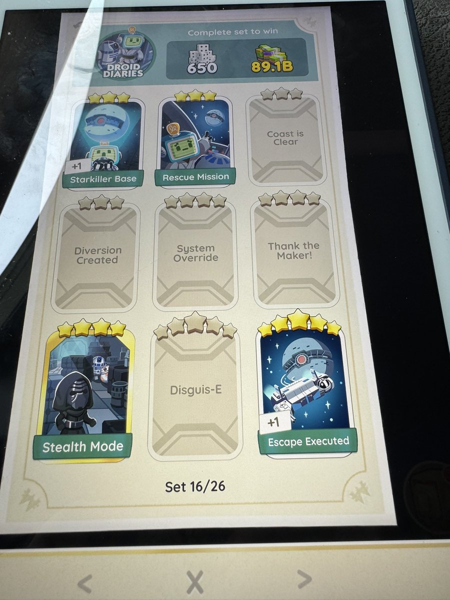 KASMOM24's tweet image. I need Disguise-E. I have Escape Executed to trade on Set 16. Can anyone help?
MGO647VWL9AG