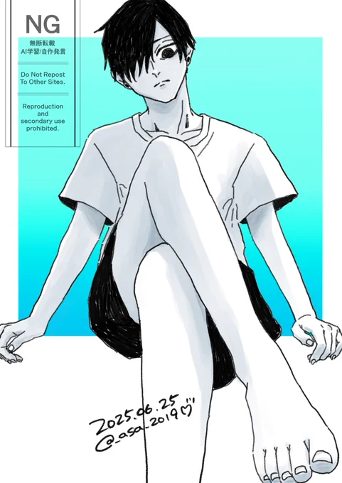 薊奏士郎 鉛筆の練習～