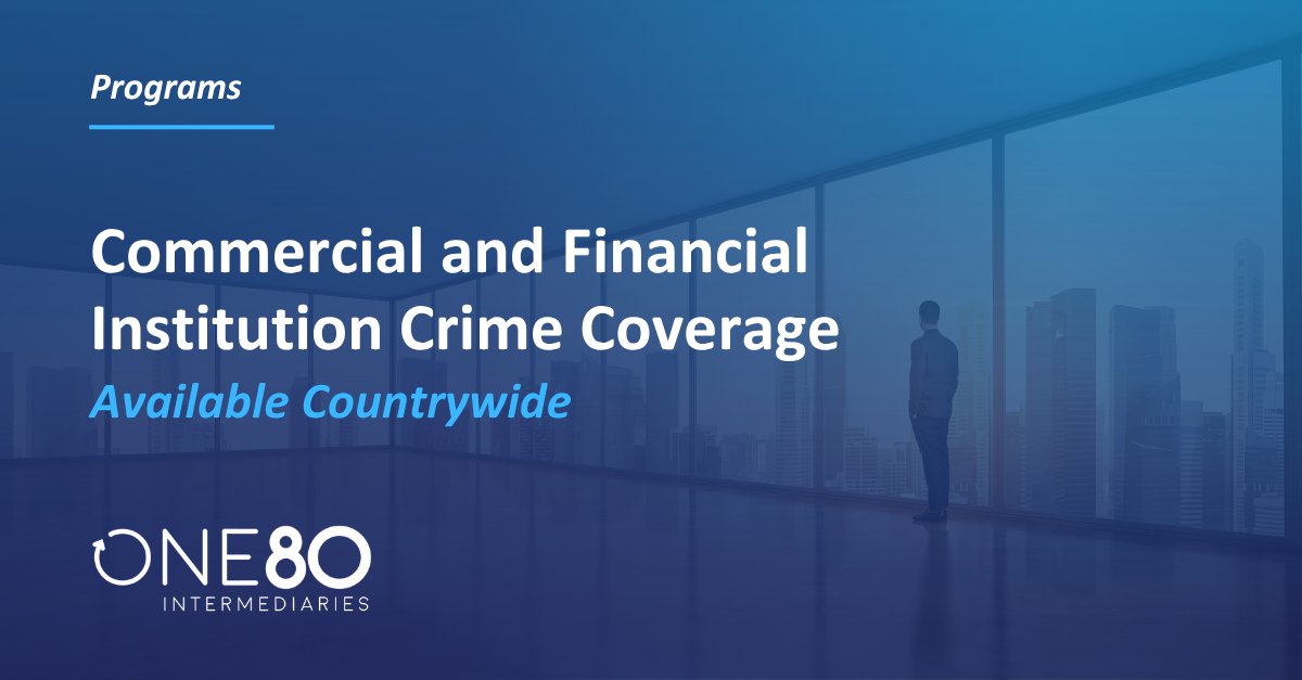 Safeguard your business from theft, fraud, and social engineering with our crime &amp; fidelity insurance program offering: one80.com/programs/risk-…