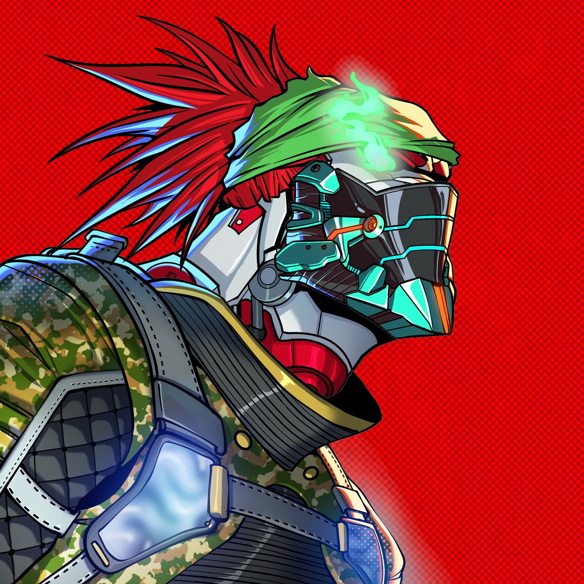Crazino is BACK and even fiercer than before <a href="/JirasanOfficial/">Jirasan 🔴</a> 

My Jirasan got the green fire eye and the red long spiky hair style

Feels good to be back and flexing Jirasan.