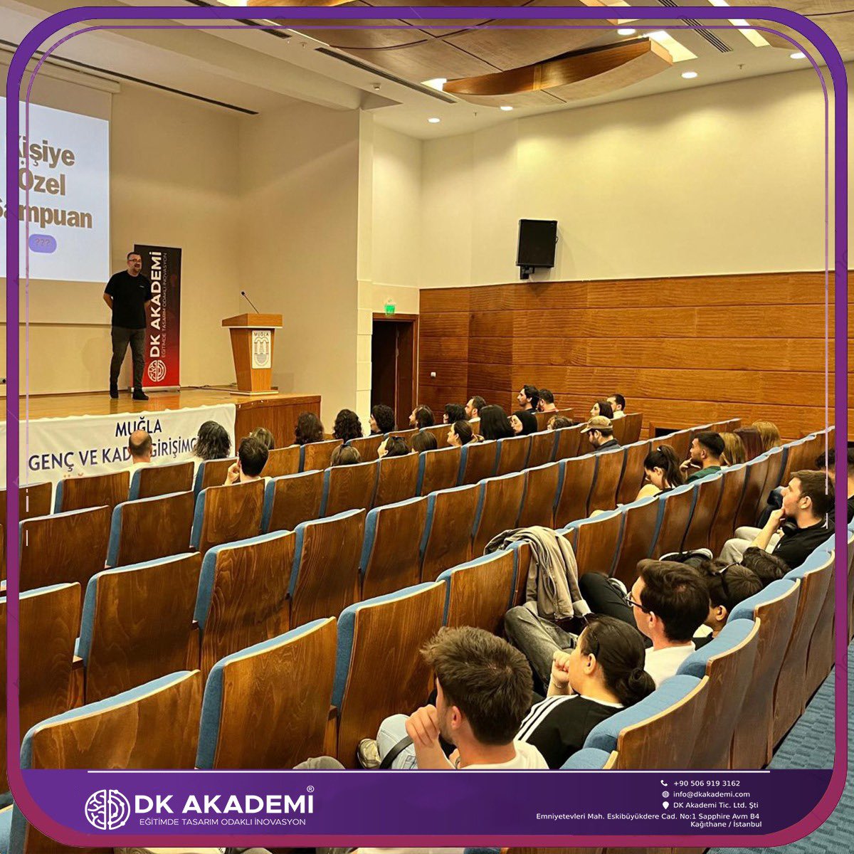 dincka's tweet photo. Muğla Sıtkı Koçman Üniversitesi’nde “Yapay Zekâ ile Geleceğini Tasarla” dedik!
DK Akademi olarak, Disiplinlerarası Ar-Ge, Kadın Girişimciler Topluluğu ve TOBB Muğla Kadın Girişimciler İl İcra Komitesi ile birlikte geleceğin becerilerini konuştuk. 🤖
#YapayZeka #MuğlaÜniversitesi https://t.co/UcmUXomNra