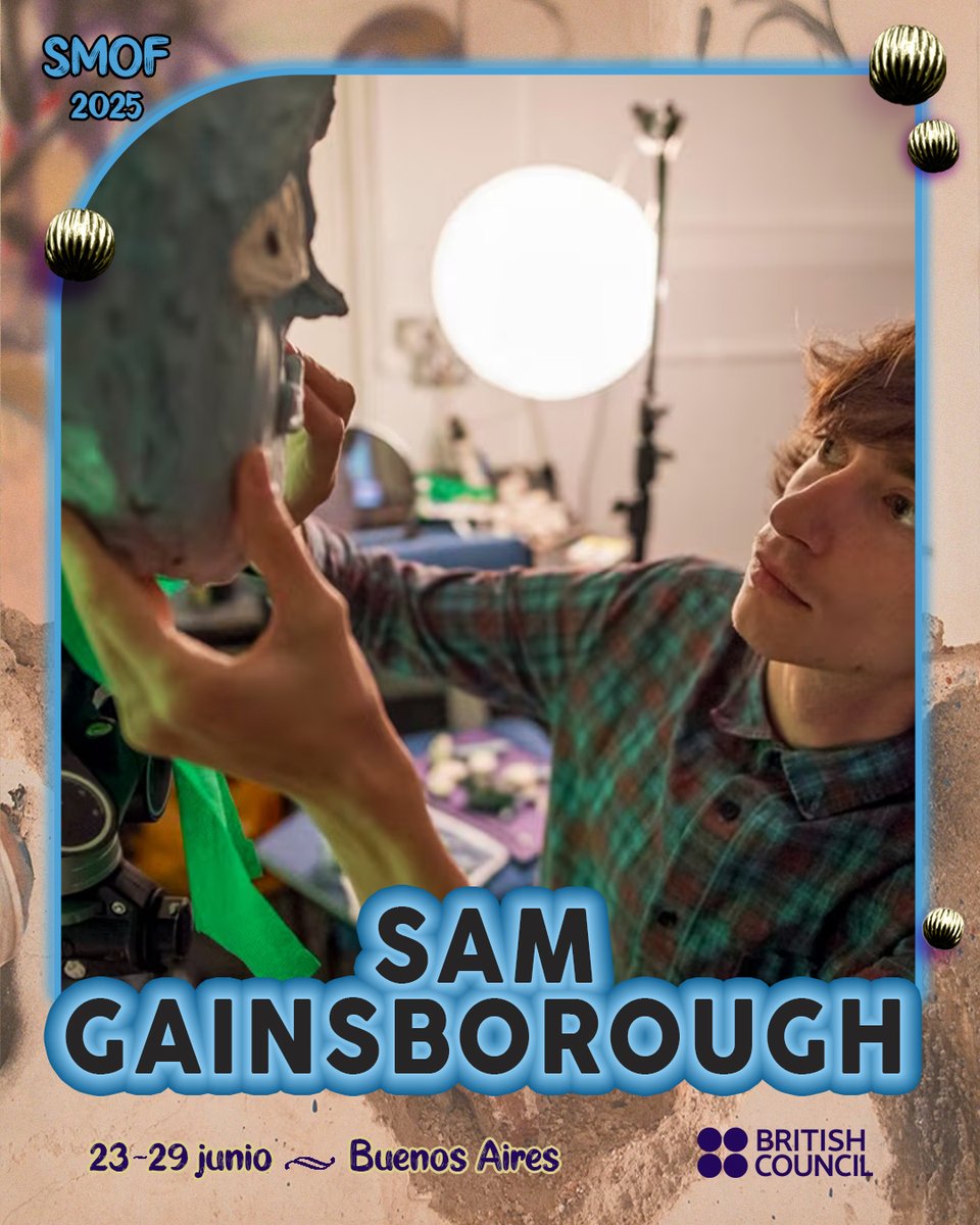 El Festival SMOF  (23 al 29 de junio) contará con la participación del animador británico Sam Gainsborough, quien además de ser tutor y jurado, proyectará sus últimas piezas, dictará una masterclass y será parte de un panel.

Conocé toda la información  stopmotionourfest.com