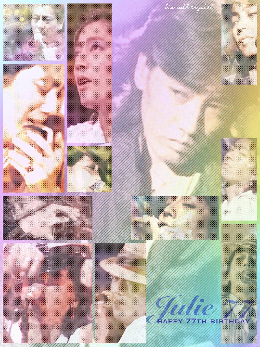bismuthcrystal1's tweet photo. .*･ﾟ

ジュリー 77歳 ㊗️喜寿︎✨️
お誕生日
おめでとうございます︎💕︎

𓂃٭𓈒𓏸 https://t.co/gayTpYanAm