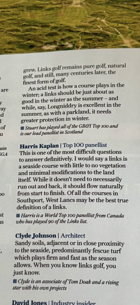 Great description of our course Harris Kaplan and one we look forward to enhancing coming the next 4 autumns with the new plans delivered by Tom Mackenzie of <a href="/golfarchitects/">Mackenzie & Ebert</a> earlier this year. However a small matter of preparing for FQ <a href="/TheOpen/">The Open</a> this weekend through to Tuesday!