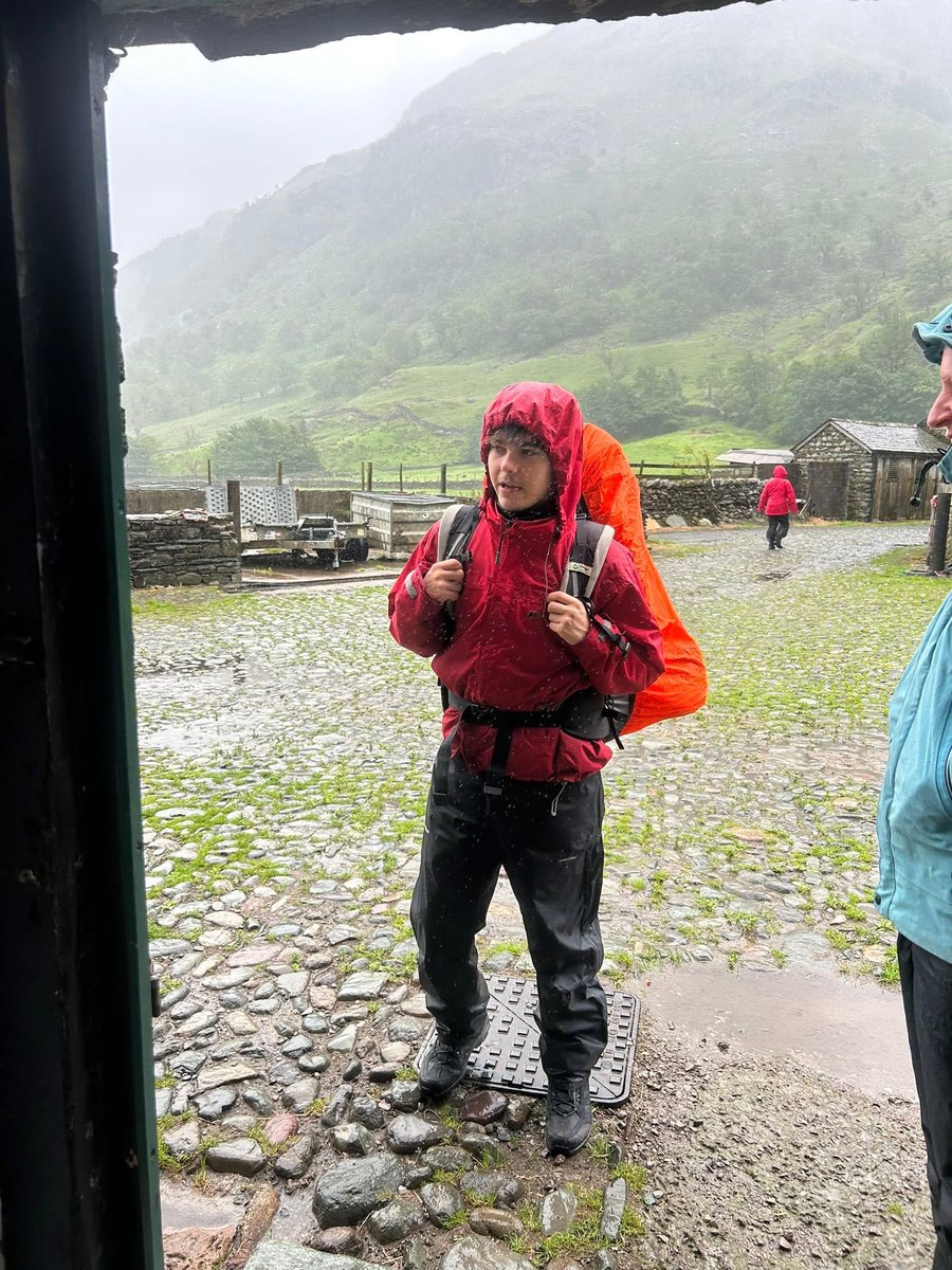 SarahDawson83's tweet photo. Luis surviving in the Lake District completing his #DukeOfEd #Gold https://t.co/9FTc6seTPD