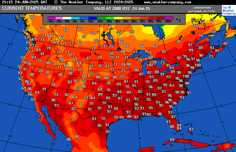 climateguyw's tweet photo. On 6/24 #HeatwaveShell ramped up to a historic CAT4. Heat warnings were expanded across the mid-Atlantic area. Shell got pegged as a CAT4 mainly because dozens of all-time high minimums have been recorded. For a list see: https://t.co/VEtGVfAUGc /@extremetemps @olliemilman https://t.co/g5yoLUCtlt