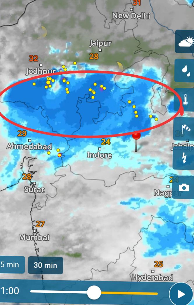 BhopalSamachar's tweet photo. #MPWeatherAlert #BreakingNews सेटेलाइट से प्राप्त लेटेस्ट इमेज में ग्वालियर, दतिया, शिवपुरी, गुना, अशोकनगर, मुरैना, भिंड, श्योपुर जिलों के आसमान पर भयंकर बादल दिखाई दे रहे हैं. निश्चित रूप से कुछ इलाकों में भारी बारिश हो रही होगी. सावधान रहें. https://t.co/jO7H1eDwUh