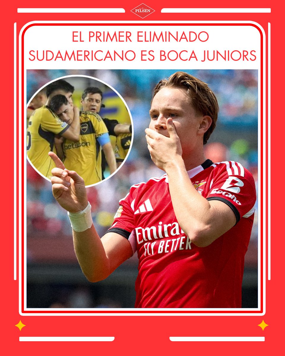 𝗕𝗼𝗰𝗮 𝗱𝗶𝗰𝗲 𝗮𝗱𝗶𝗼́𝘀 𝗲𝗻 𝗳𝗮𝘀𝗲 𝗱𝗲 𝗴𝗿𝘂𝗽𝗼𝘀 🔵🟡

𝗕𝗲𝗻𝗳𝗶𝗰𝗮 se impuso al 𝗕𝗮𝘆𝗲𝗿𝗻 1‑0 en el Mundial de Clubes, asegurando el primer puesto del Grupo C.
𝗕𝗮𝘆𝗲𝗿𝗻, termina segundo.
Mientras tanto, 𝗕𝗼𝗰𝗮 es el primer equipo sudamericano eliminado en