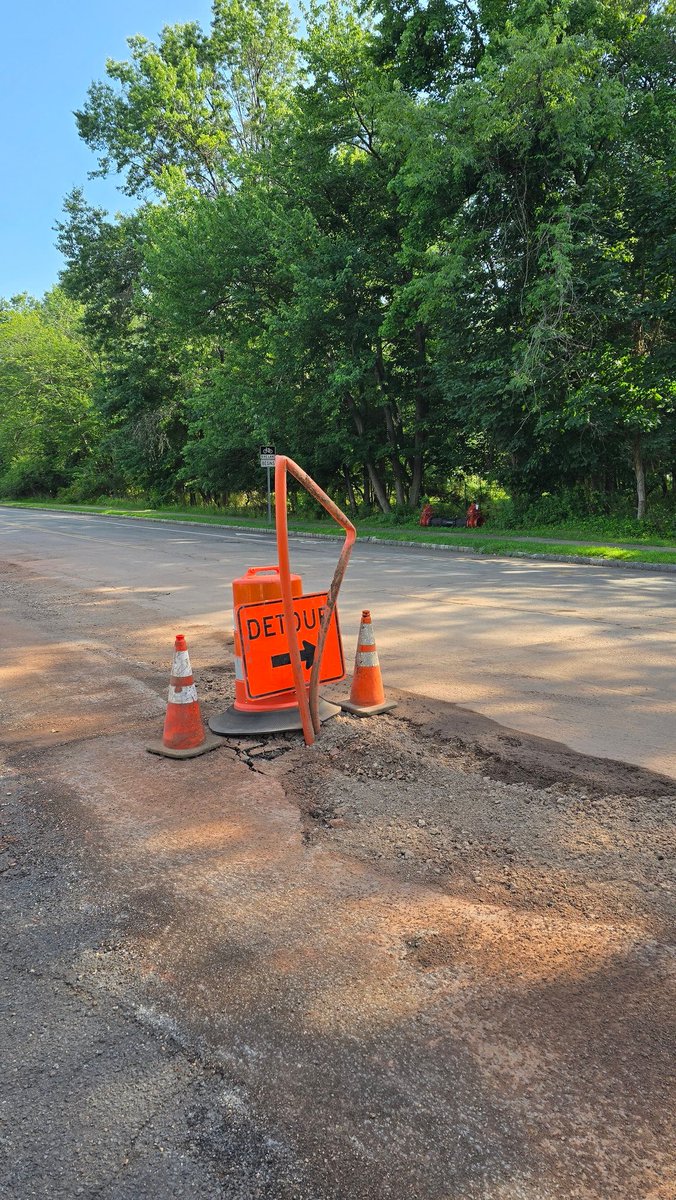 hey_itsnataliek's tweet photo. @OptimumHelp wifi has been out for hours in North Brunswick. It's supposedly being worked on and updates said it would be fixed by 4:57. After contractor dug this up no one has stopped by. How is it being worked on and what's a legit estimated repair time? https://t.co/9BW1I6Z9qo