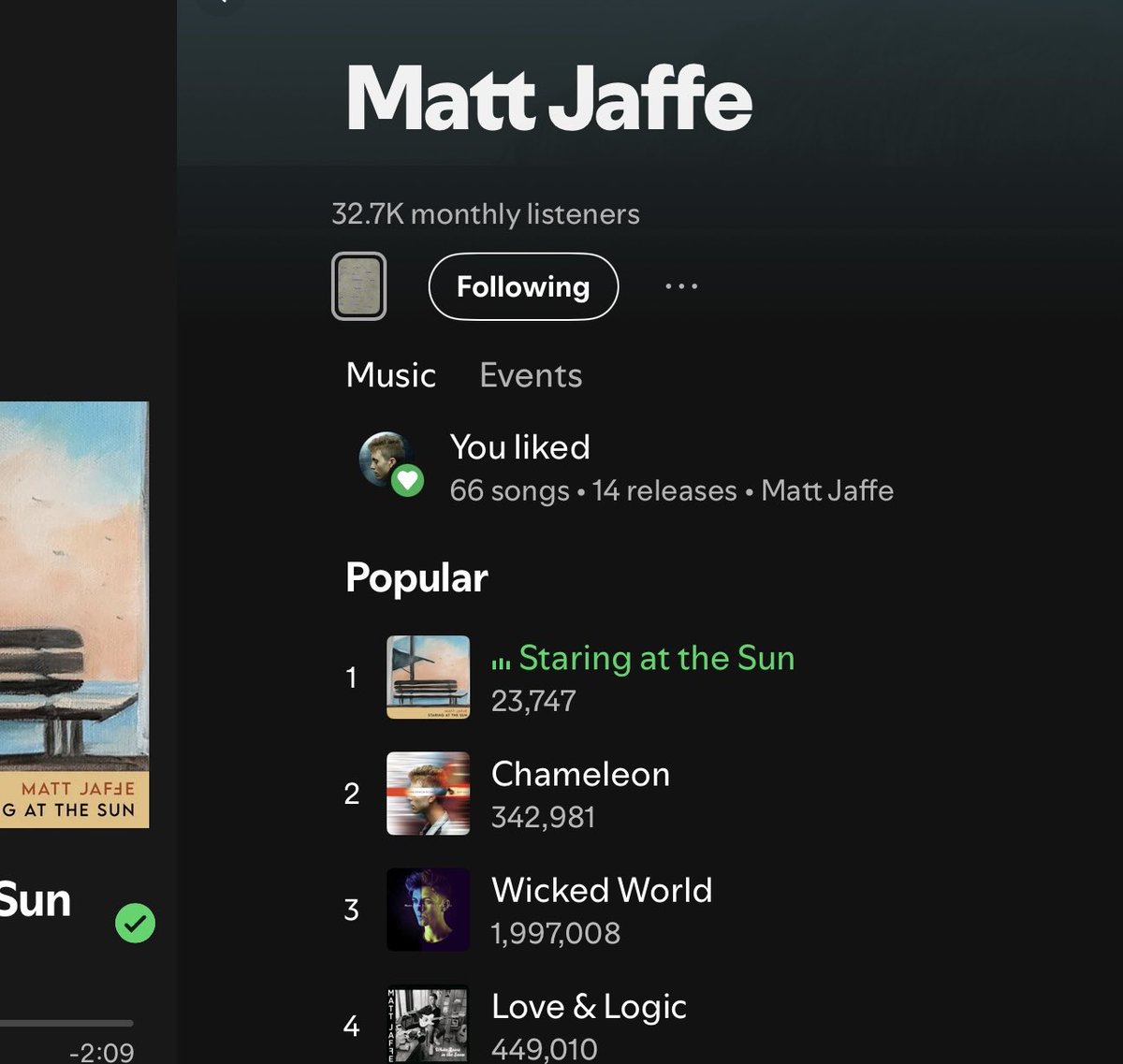 MattJaffeMusic's tweet image. Happy Summer! Here’s to longer days, heirloom tomatoes and outdoor music fests. Thx for making Staring At The Sun your Summer anthem. Ten days in and at the top of my chart!