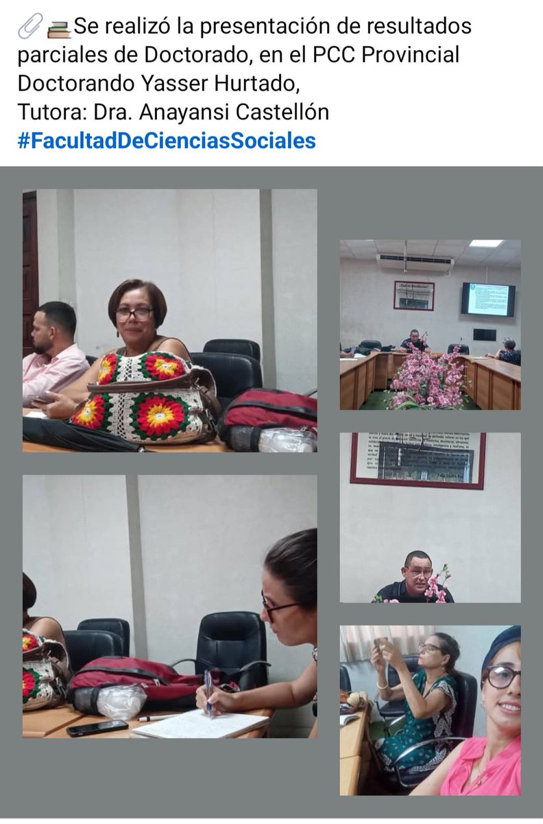 Facultad de Ciencias Sociales UCLV tweet media