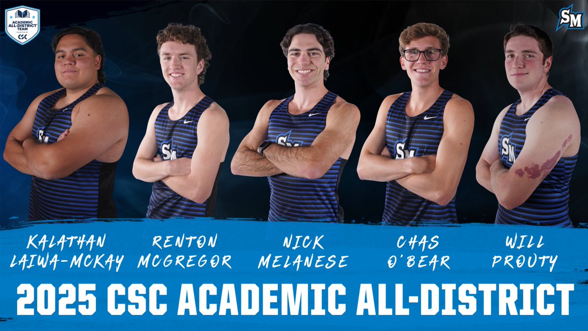 CSUSMxctf's tweet image. Congrats to our 10 Cougars on earning @CollSportsComm Academic All-District honors! #BleedBlue

📰 csusmcougars.com/news/2025/6/24…