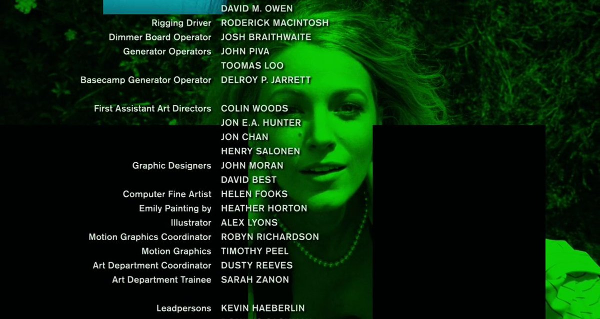 DavidRCarroll's tweet image. Hi @Heather_Horton I just watched A Simple Favour. I thought I recognized your style, and I was right: