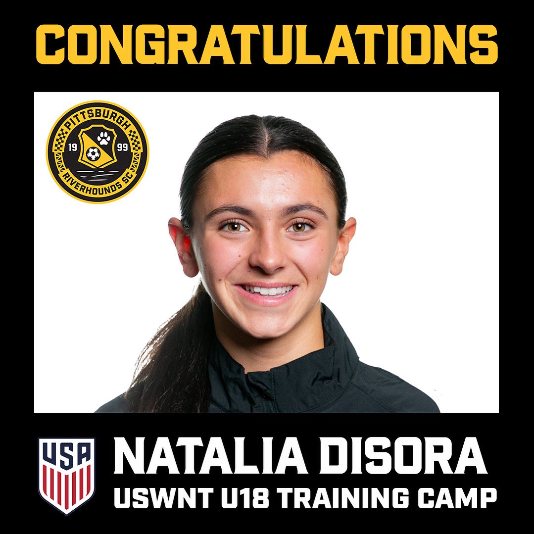 Congratulations to 2007 ECNL girls player, Natalia DiSora for being invited to the USWNT U18 Training Camp 👏👏👏