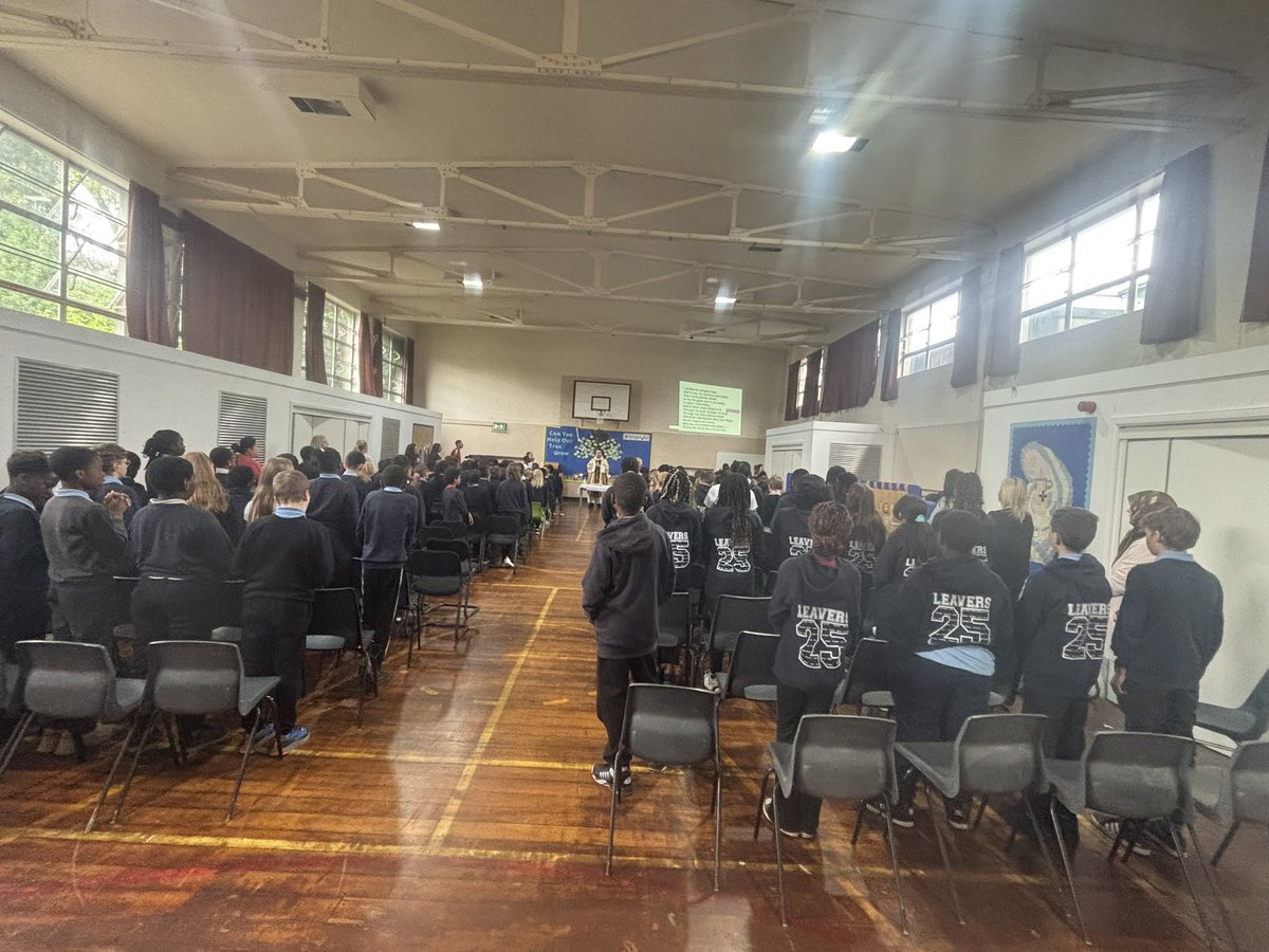 We celebrated our last Mass in the school hall at our Dunbar Street building. We hold many fond memories of shows, events and Masses in this hall and are excited for what our new building will offer! 🙏