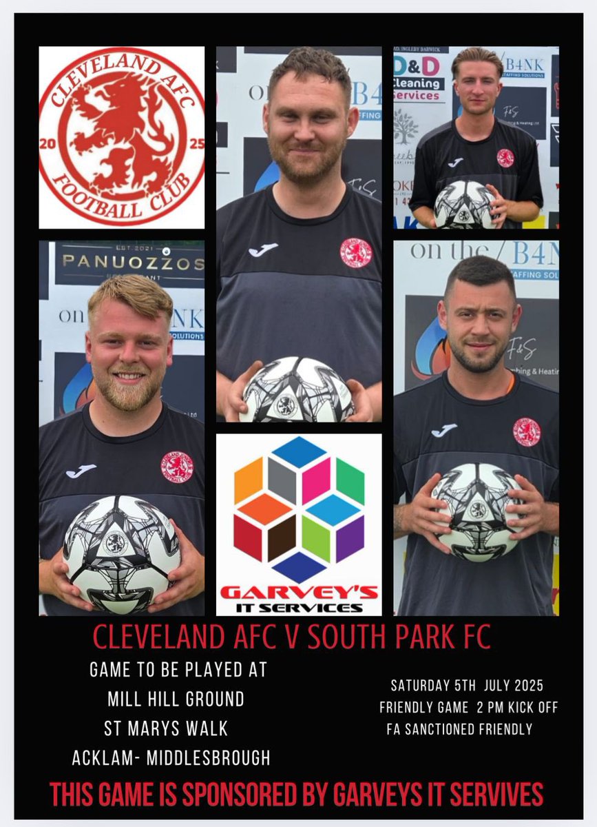 Cleveland_AFC's tweet photo. Not long till the first friendly https://t.co/71u574j7wj