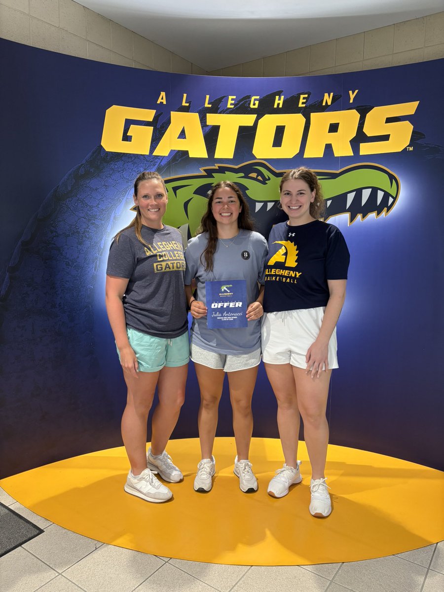Julia Antonacci (@jantonacci_1) on Twitter photo After a great visit, I am excited to announce I have received an offer from Allegheny College WBB! Thank you coach Kelly and coach Christina for the opportunity! <a href="/AlleghenyWBB/">Allegheny WBB</a> <a href="/Coach_Kelly11/">Kelly Muffley</a> <a href="/CoachC_Davis/">Christina</a> <a href="/SlaamFran26/">SLAAM 26 Franciscus</a> After a great visit, I am excited to announce I have received an offer from Allegheny College WBB! Thank you coach Kelly and coach Christina for the opportunity! <a href="/AlleghenyWBB/">Allegheny WBB</a> <a href="/Coach_Kelly11/">Kelly Muffley</a> <a href="/CoachC_Davis/">Christina</a> <a href="/SlaamFran26/">SLAAM 26 Franciscus</a>