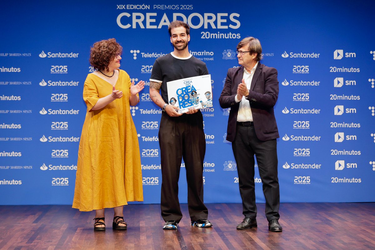 Premios Creadores (@20mcreadores) on Twitter photo <a href="/RJBOTANICO/">REAL JARDÍN BOTÁNICO</a> 🥹 Es el turno de la categoría social: el reconocimiento a los que con su labor nos inspiran a construir un mundo mejor.
¡El ganador es <a href="/willperman/">Guillermo Gauna-Vivas</a> con su proyecto <a href="/Ayudame3D/">Ayúdame3D -📍+60 países.</a>, de prótesis hechas con impresoras 3D!
#PremiosCreadores2025 <a href="/RJBOTANICO/">REAL JARDÍN BOTÁNICO</a> 🥹 Es el turno de la categoría social: el reconocimiento a los que con su labor nos inspiran a construir un mundo mejor.
¡El ganador es <a href="/willperman/">Guillermo Gauna-Vivas</a> con su proyecto <a href="/Ayudame3D/">Ayúdame3D -📍+60 países.</a>, de prótesis hechas con impresoras 3D!
#PremiosCreadores2025