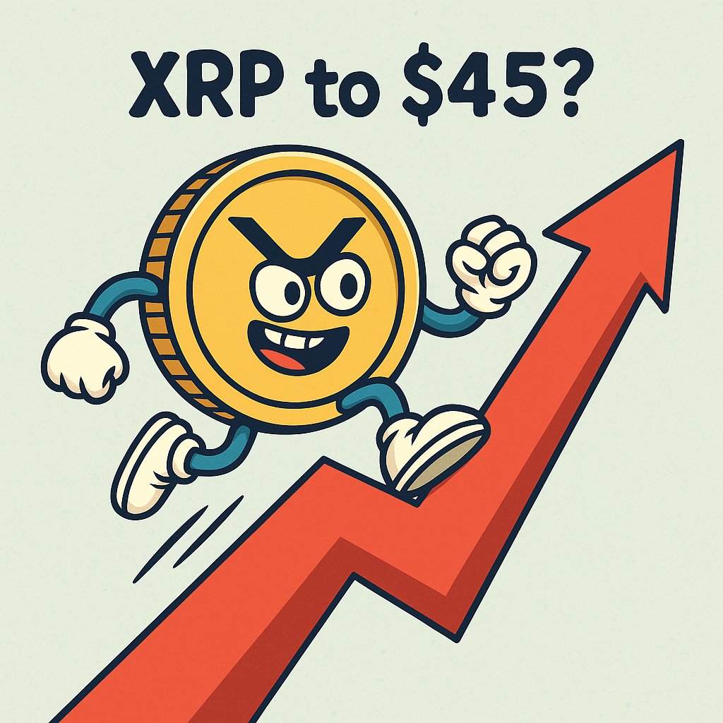 CipherPulse568's tweet image. 🚨 XRP to $45?
Top analyst @egragcrypto sees a massive 2,700% breakout based on fractal patterns from 2017-2021!
Targets: $19 📈 | $27 💥 | $45 🚀
But beware: pullbacks &amp;amp; volatility ahead.
Slow DCA + profit-taking = smart play.
#XRP #CryptoNews #Altcoins