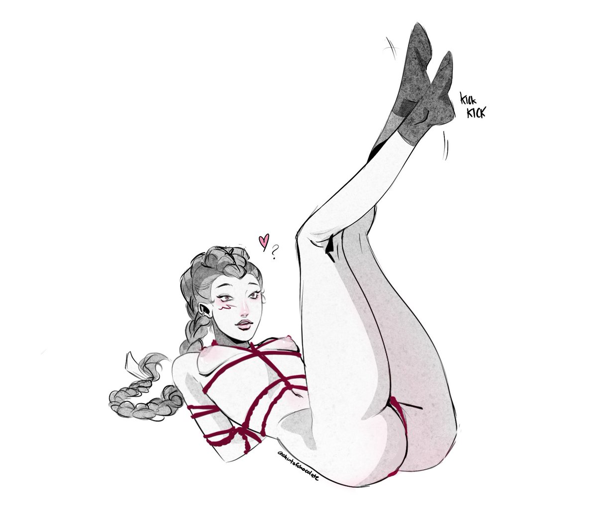 ahintofchocolat's tweet image. here’s rumi i’m not drawing feet
#kpdh