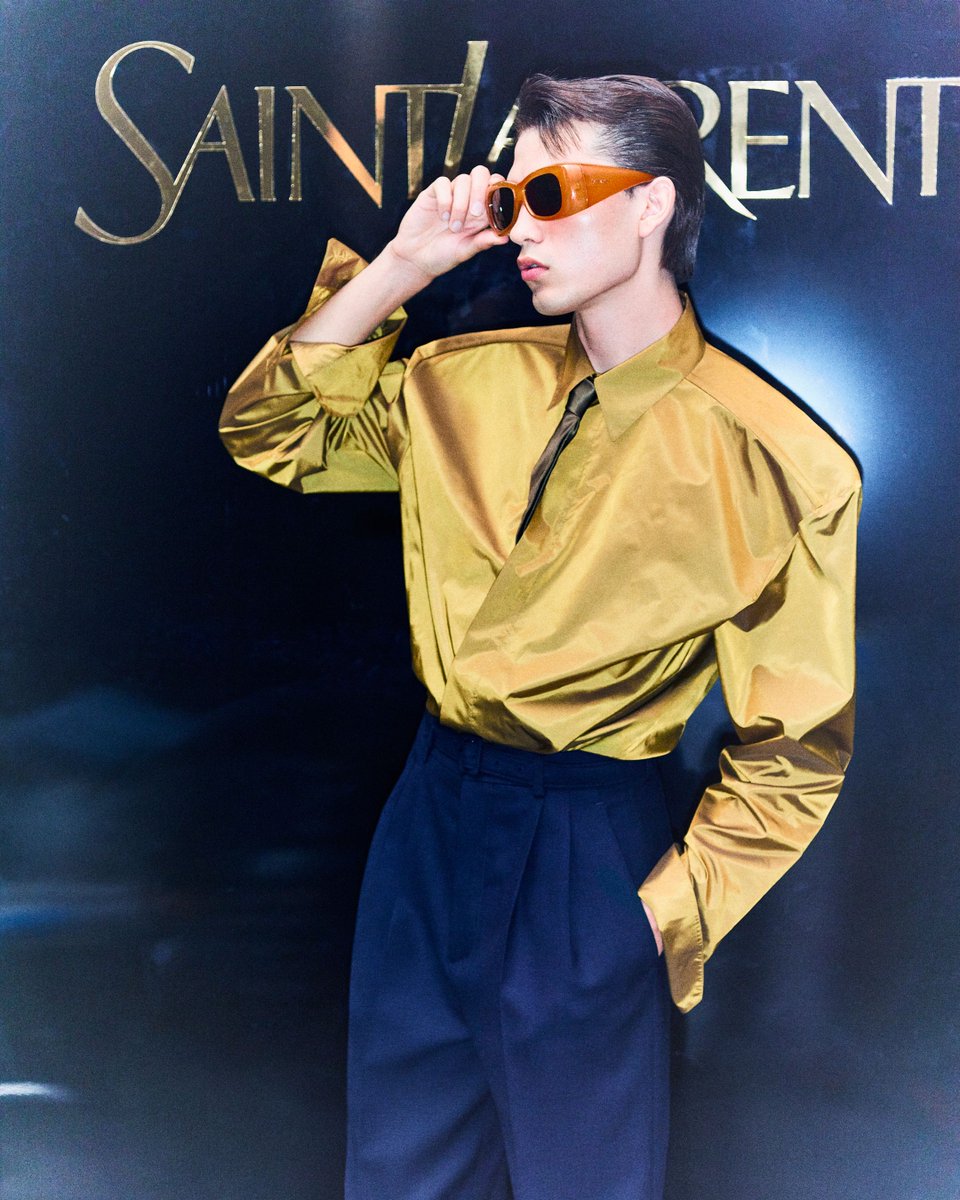 LOOK 35 - Justino
Men’s Summer 26​
by Anthony Vaccarello​
​
#YSL #YvesSaintLaurent #SaintLaurent ​

Discover the collection at: bit.ly/42iIxYJ