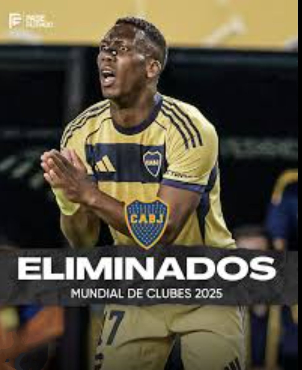 Minfront's tweet photo. Última hora 🚨🚨🚨 
Boca juniors el club argentino queda eliminado del mundial de clubes en fase de grupos https://t.co/NEeC4pMEmv