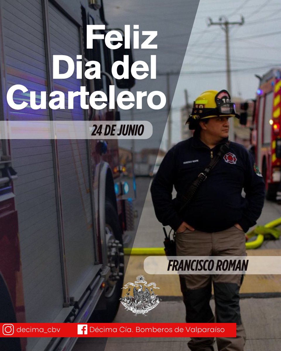DÍA DEL CUARTELERO 🚒 | La compañía envía un afectuoso saludo a don Francisco Román en el Día del Cuartelero, destacando su labor al trasladarnos con seguridad a las emergencias y su constante apoyo, siendo un pilar fundamental para nuestra compañía.