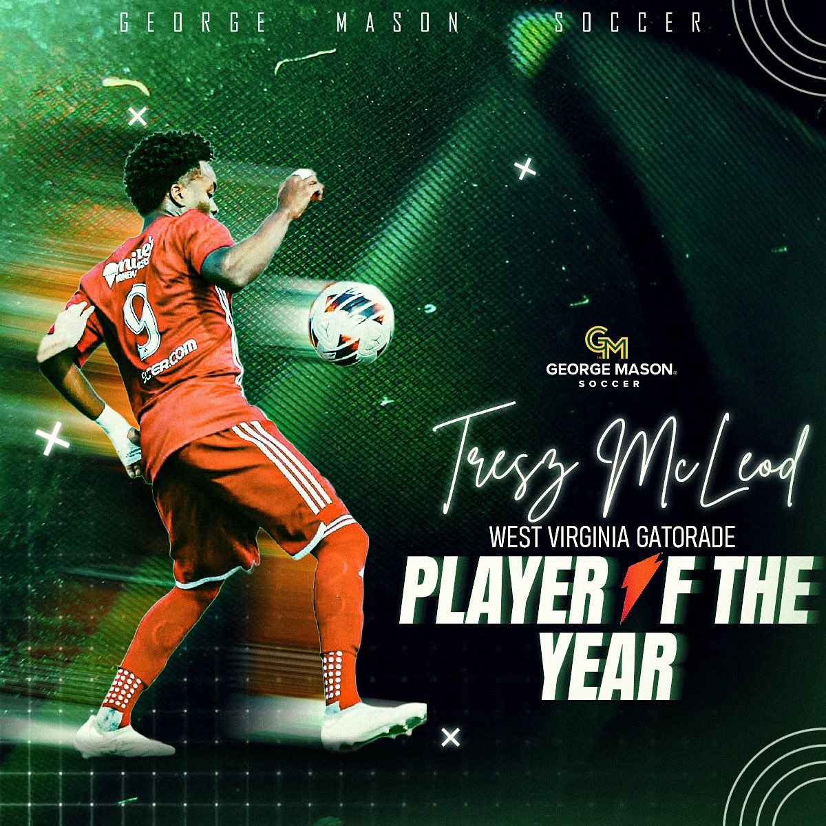 Congratulations to our incoming freshman Tresz McLeod on winning the West Virginia @gatoradepoy award! The future is bright 🤩