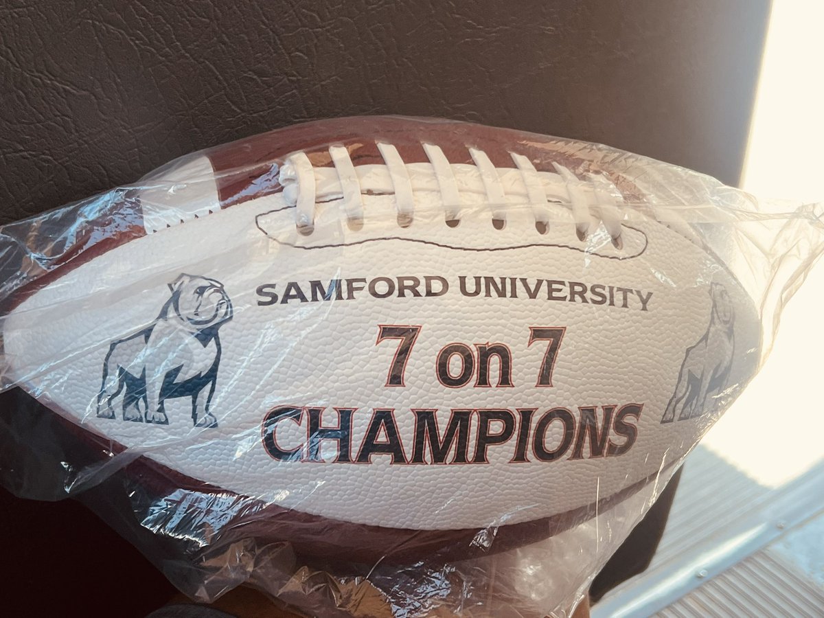 Undefeated &amp; last team standing in Tournament C at the Samford 7v7 Camp! Big thanks to Dr. Latonya Gill &amp; our amazing parents for the support. Capped it off w/ fellowship at Golden Corral. Time to build! See y’all Aug 22!
#FOCUS #WeAreAtmore #ProudCoach