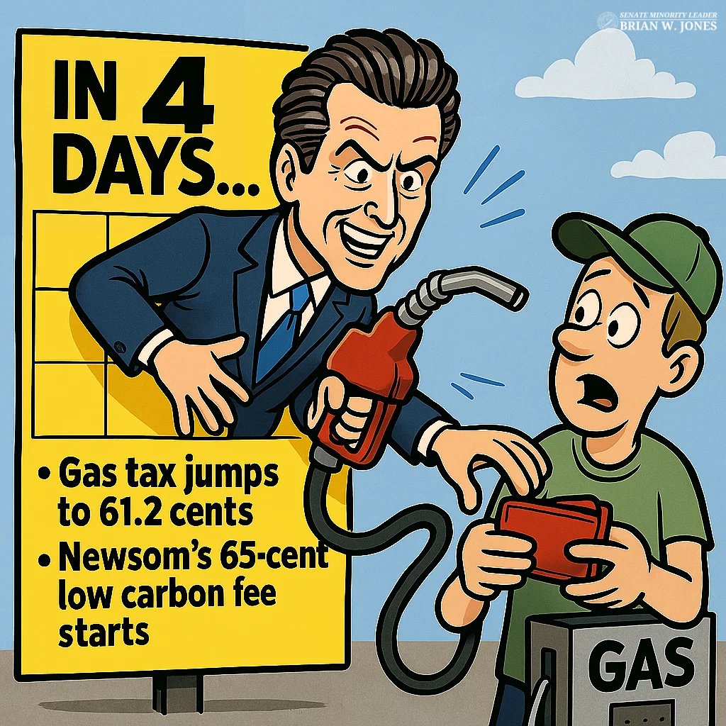 Next week’s forecast? Higher gas prices. Start saving. #FixCalifornia