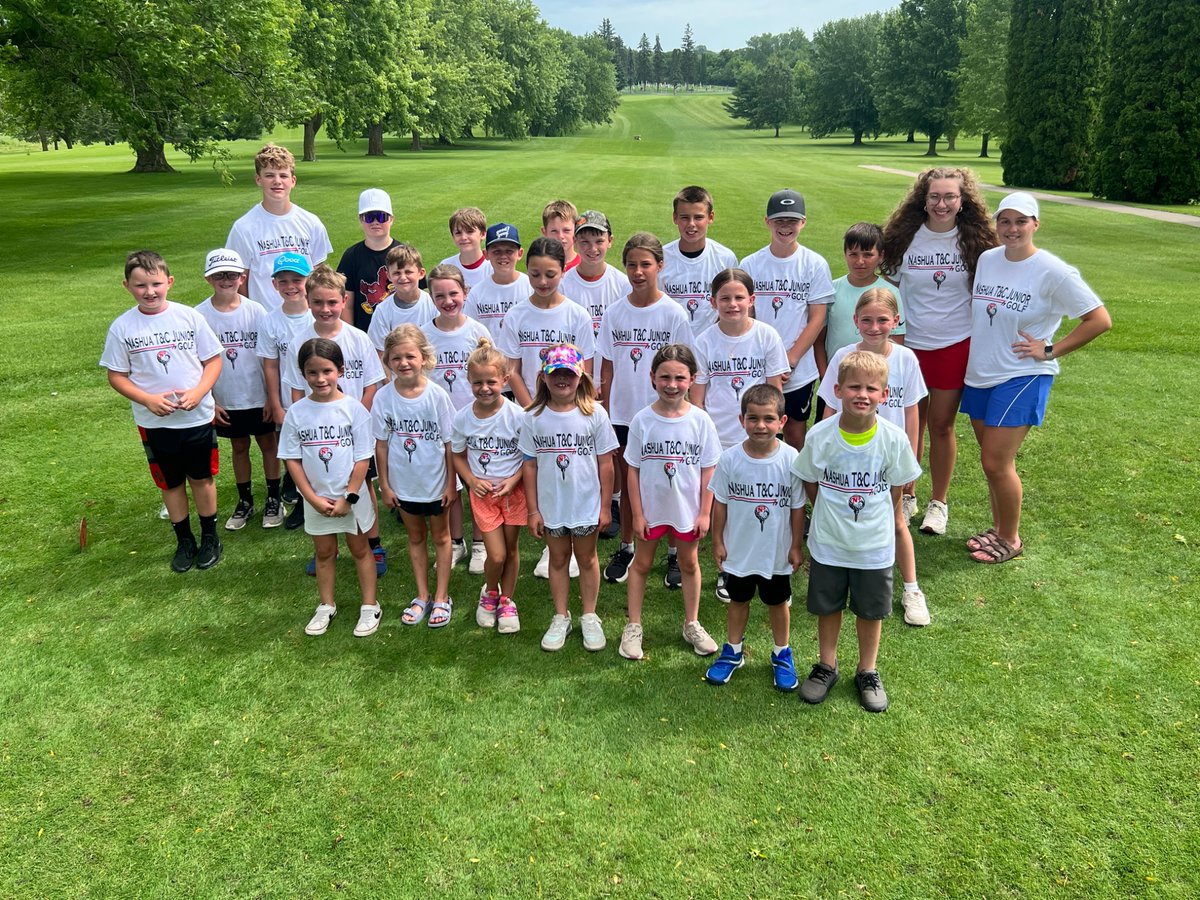Nashua T and C Junior golf program finished up the last session. Some future Huskies! Thanks to Paige, Faith and Jackson for helping with the instruction.
