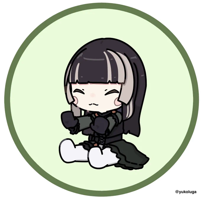 儒烏風亭らでん の みがわり? #らでん似絵