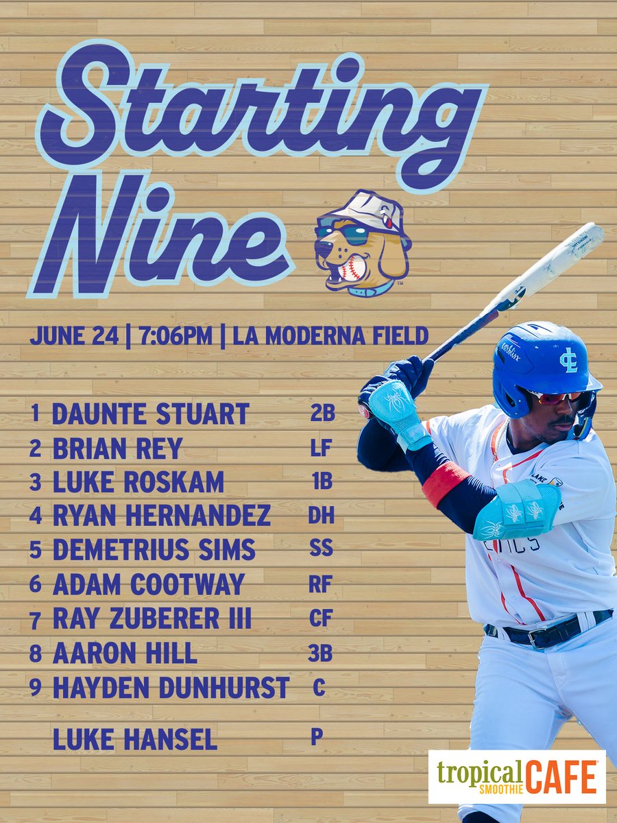 Tonight's <a href="/TSmoothieCafe/">Tropical Smoothie Cafe</a> of Oconomowoc Starting Lineup!

#HowlYeah